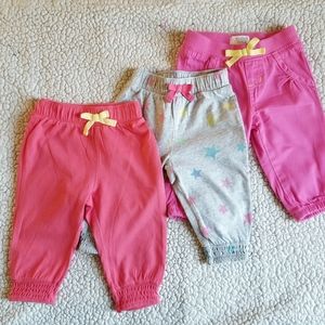 3 Infant Girl's Bottoms | 6-9 mos.